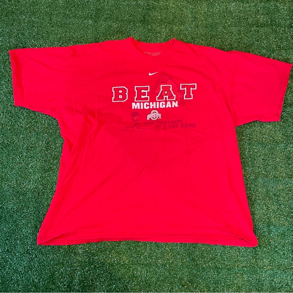 Vintage 2008 Ohio State beat Michigan center swoosh nike
